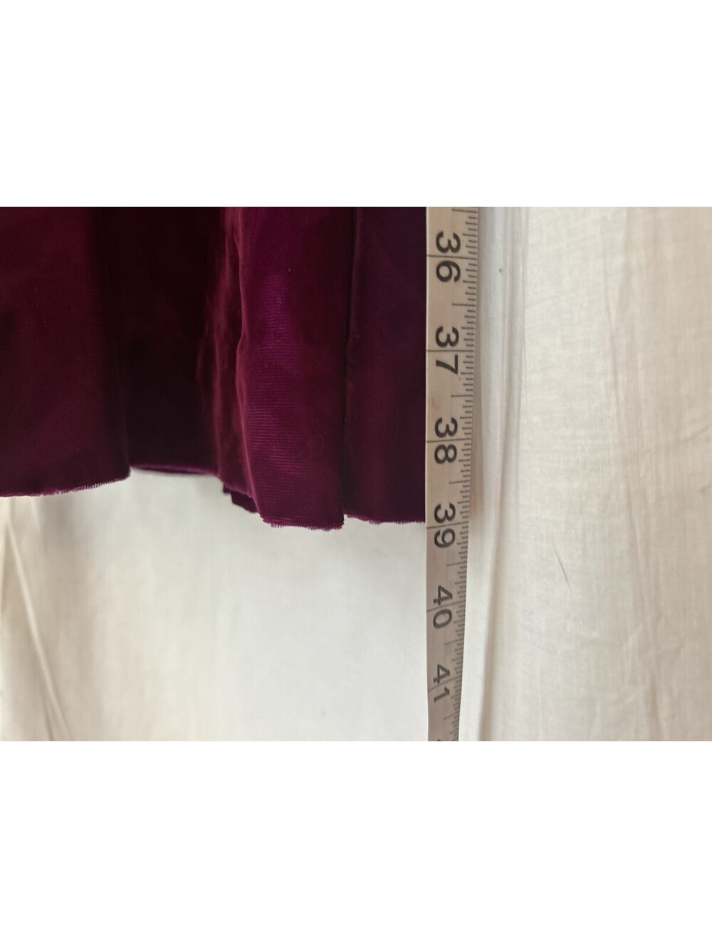 VTG 70s Handmade Prairie Victorian Gunne Cottage Lace Velvet Party Dress SZ M/L - Picture 5 of 8